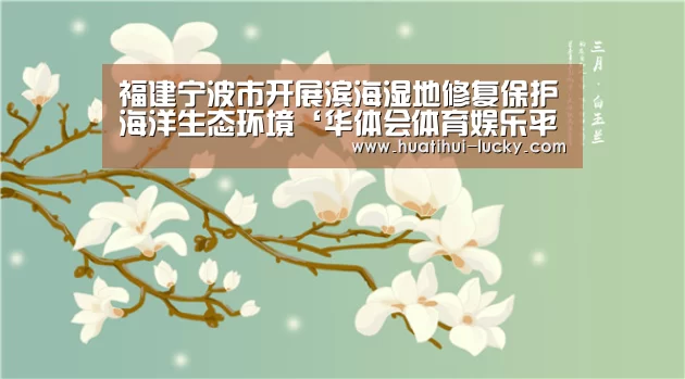 福建宁波市开展滨海湿地修复保护海洋生态环境‘华体会体育娱乐平台’(图1) 华体会滚球